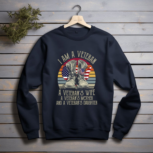 Woman Veteran A Veteran A Wife A Mother And Daughter Unisex Printed 2D